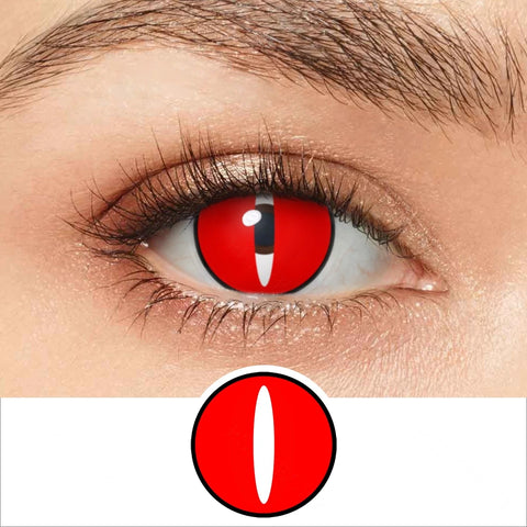 Anime Cosplay Mangekyou Sharingan Contact Lenses