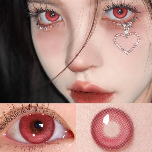 Bio-essence Korean Colored Contact Lenses - Pink Anime Cosplay