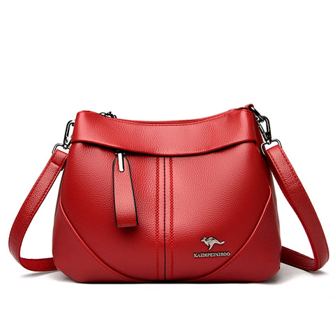 Luxury Soft Cowhide Leather Tote Bag for Women