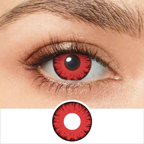 Anime Cosplay Mangekyou Sharingan Contact Lenses