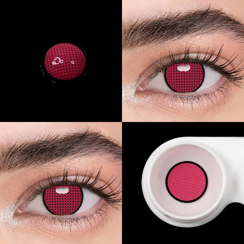 UYAAI Roze Cosplay Contactlens - Grote Pupillen Multicolor 
