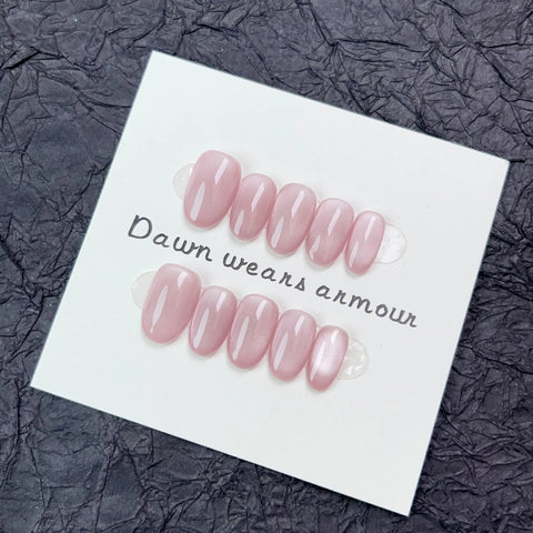Handmade Press on Nails - 10pcs Cat-eye Design