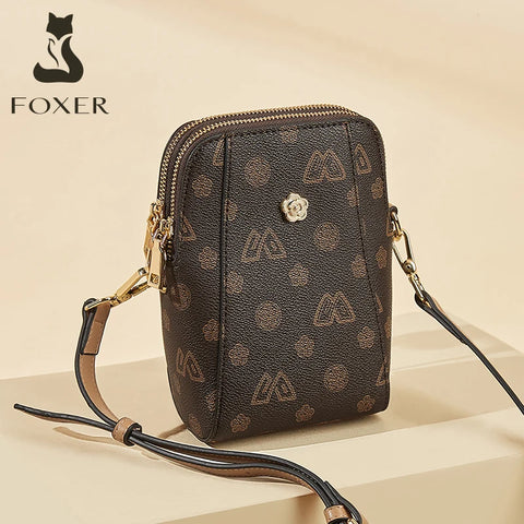FOXER Women's Stylish Cellphone Crossbody Bag