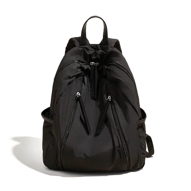 FOXER Waterproof Solid Color Women's Backpack - Stylish Laptop School Bag