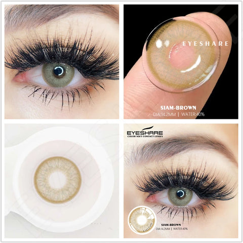 EYESHARE Blue Gray Natural Color Contact Lenses