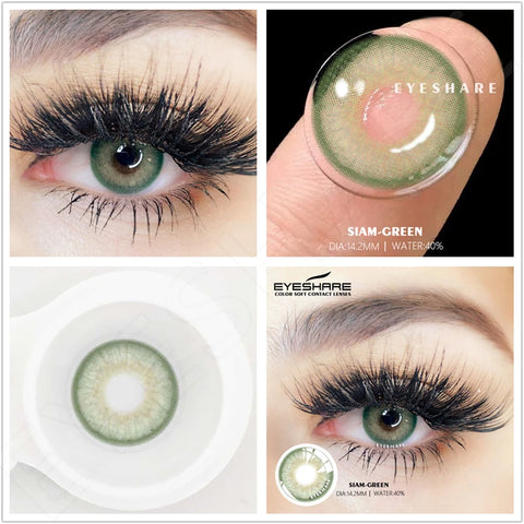 EYESHARE Blue Gray Natural Color Contact Lenses
