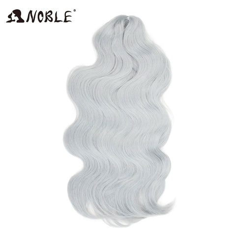 Noble Hair Soft Body Wave Crochet Hair 24Inch 3PCS Synthetic Hair Extensions