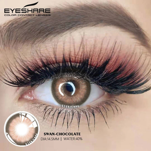 EYESHARE 2pcs Natural Color Contact Lenses - SIAM Blue & Green