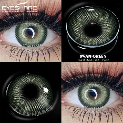 EYESHARE Color Lens Eyes - Blue Natural Contact Lenses