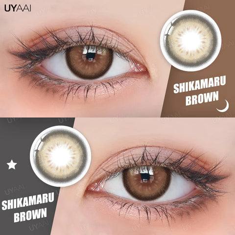 UYAAI Brown Colored Contact Lenses with Degree