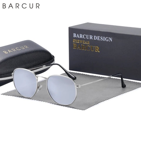 BARCUR Klassieke Vierkante Gepolariseerde Zonnebril – Lichtgewicht UV400 Unisex Bril