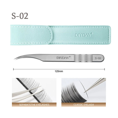 DIYDAY Anti-slip Eyelash Tweezers