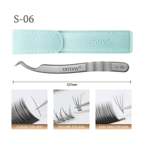 DIYDAY Anti-slip Eyelash Tweezers