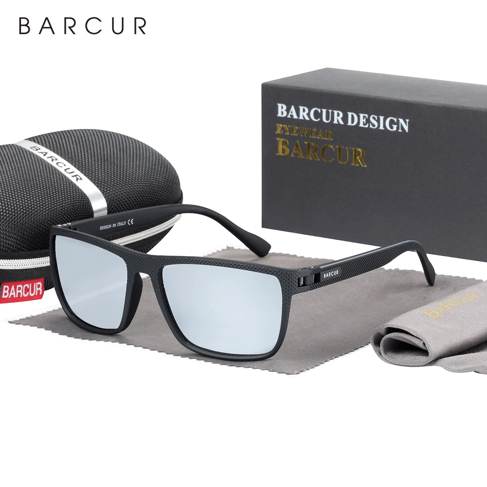 BARCUR TR90 gepolariseerde sportzonnebril – lichtgewicht UV400 unisex zonnebril voor vissen en reizen