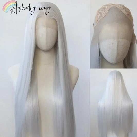 Chocolate Brown Long Straight Lace Front Wig