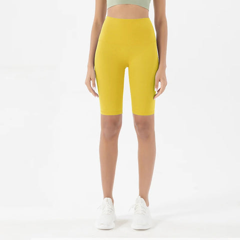 SOISOU Dames Nylon Shorts met Hoge Taille