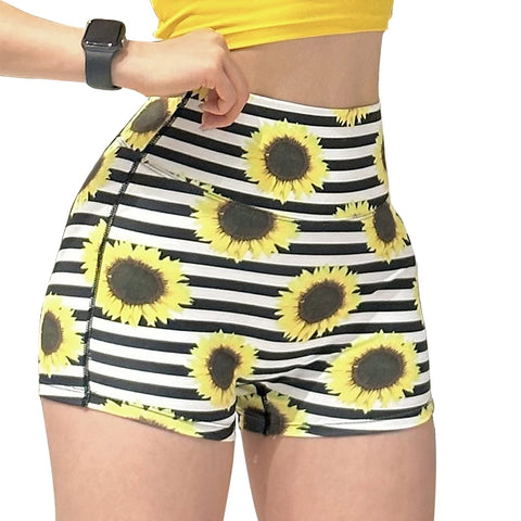 SOISOU Printed Beach Shorts for Women - High Waist, Breathable & Stylish