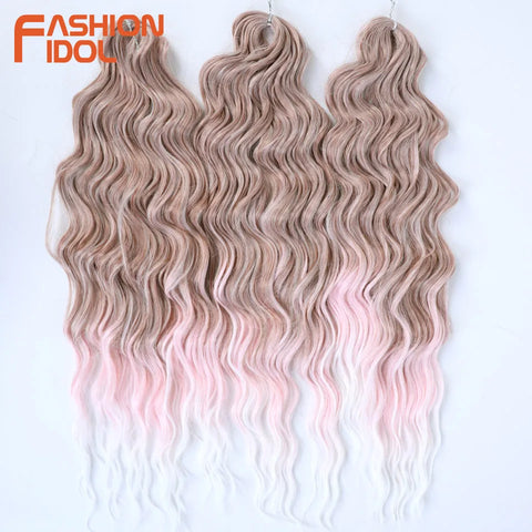 Anna 24 Inch Synthetic Hair Water Wave Braiding Hair Extensions