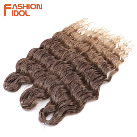 Anna 24 Inch Synthetic Hair Water Wave Braiding Hair Extensions