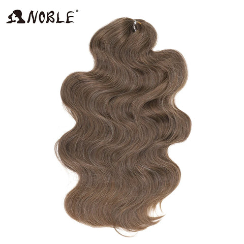 Noble Hair Soft Body Wave Crochet Hair 24Inch 3PCS Synthetic Hair Extensions