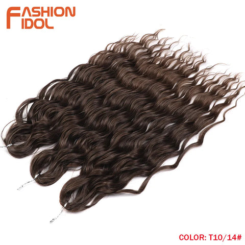 Anna 24 Inch Synthetic Hair Water Wave Braiding Hair Extensions