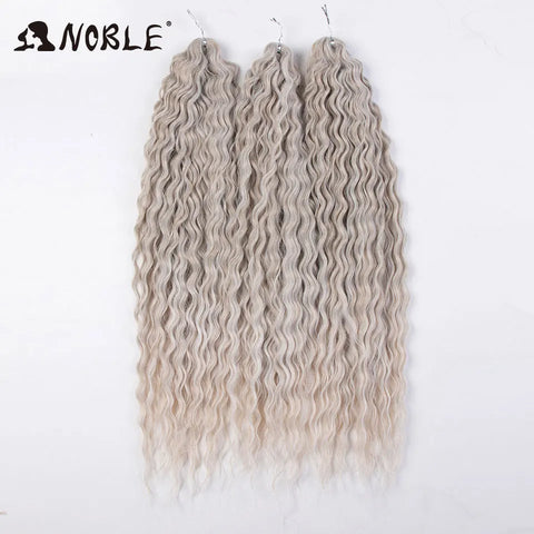 Noble Hair Synthetic Twist Crochet Curly Hair 24 Inch Ombre
