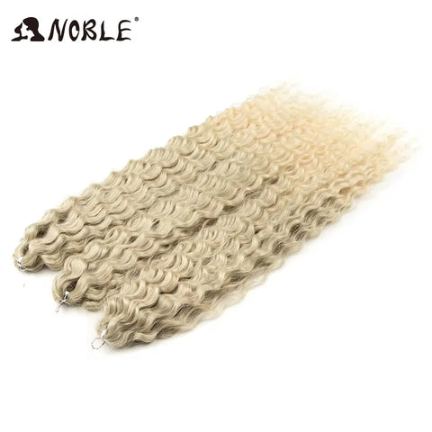 Noble Hair Synthetic Twist Crochet Curly Hair 24 Inch Ombre