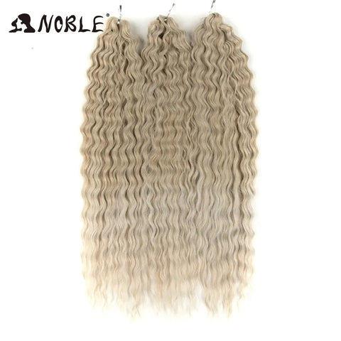 Noble Hair Synthetic Twist Crochet Curly Hair 24 Inch Ombre