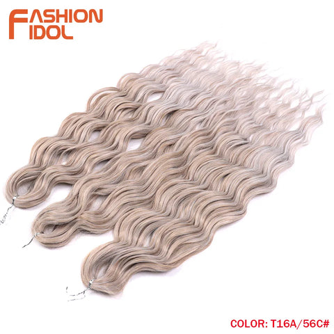 Anna 24 Inch Synthetic Hair Water Wave Braiding Hair Extensions