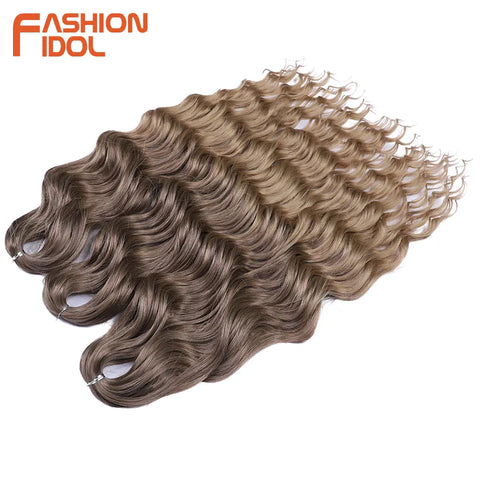 Anna 24 Inch Synthetic Hair Water Wave Braiding Hair Extensions