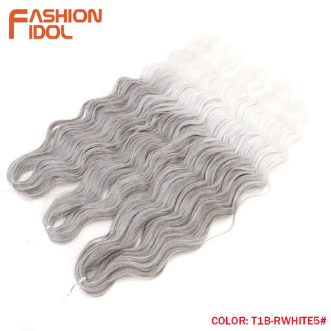 Anna 24 Inch Synthetic Hair Water Wave Braiding Hair Extensions