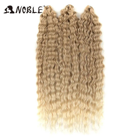 Noble Hair Synthetic Twist Crochet Curly Hair 24 Inch Ombre