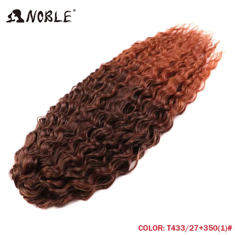 Noble Hair Synthetic Twist Crochet Curly Hair 24 Inch Ombre