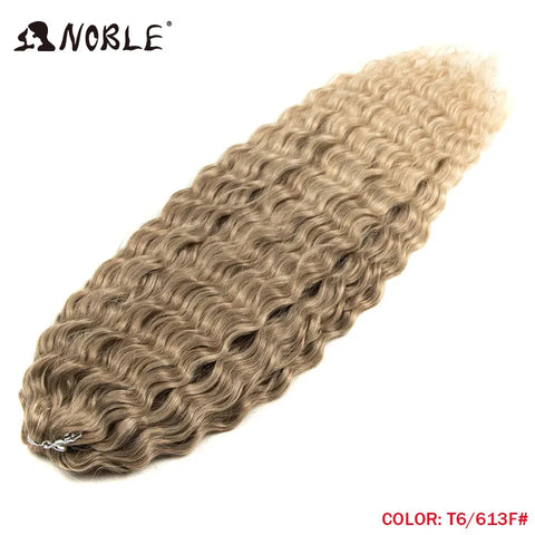 Noble Hair Synthetic Twist Crochet Curly Hair 24 Inch Ombre