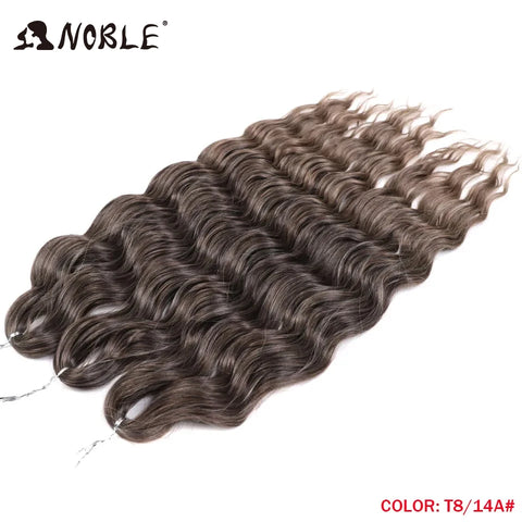 Noble Hair Water Wave Twist Crochet Hair - Ombre Blonde Pink 24 Inch