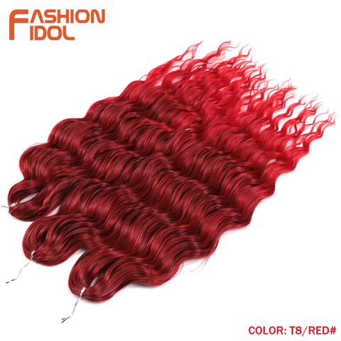 Anna 24 Inch Synthetic Hair Water Wave Braiding Hair Extensions