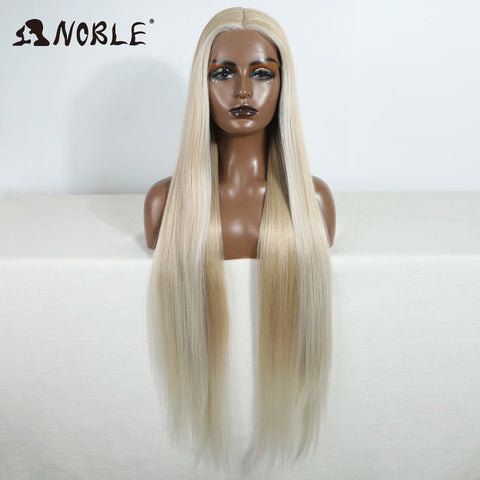 Noble Cosplay Wigs for Black Women - 38 Inch Ombre Blonde Lace Wig