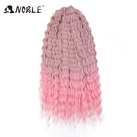 Noble Hair Synthetic Twist Crochet Curly Hair 24 Inch Ombre