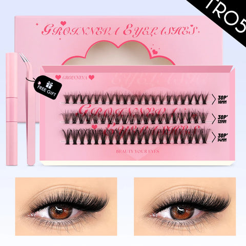 GROINNEYA DIY Lash Clusters Set