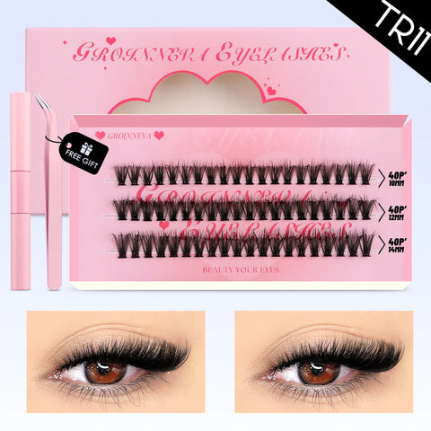 GROINNEYA DIY Lash Clusters Set