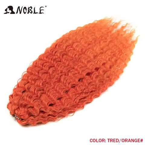 Noble Hair Synthetic Twist Crochet Curly Hair 24 Inch Ombre