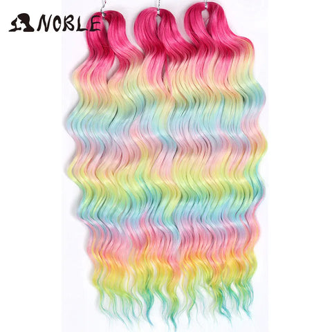 Noble Hair Synthetic Loose Deep Wave 24" Braiding Hair Extensions