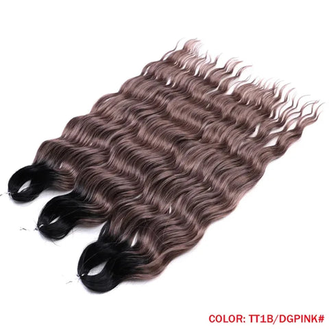 Noble Hair Synthetic Loose Deep Wave 24" Braiding Hair Extensions