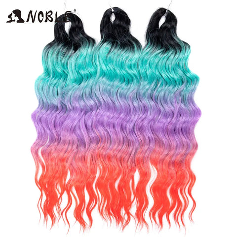 Noble Hair Synthetic Loose Deep Wave 24" Braiding Hair Extensions