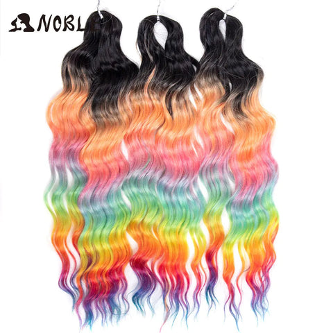 Noble Hair Synthetic Loose Deep Wave 24" Braiding Hair Extensions