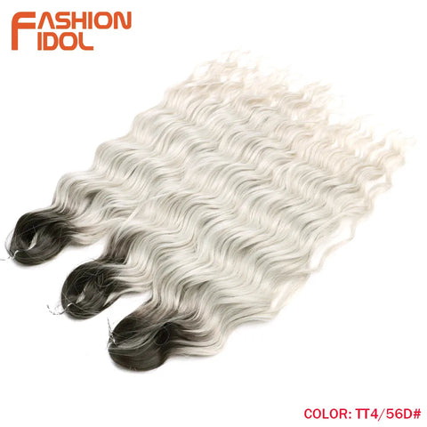 Anna 24 Inch Synthetic Hair Water Wave Braiding Hair Extensions