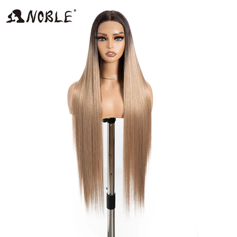 Noble Cosplay Wigs for Black Women - 38 Inch Ombre Blonde Lace Wig