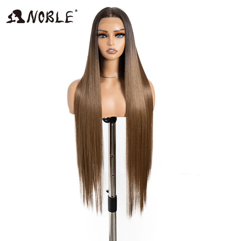Noble Cosplay Wigs for Black Women - 38 Inch Ombre Blonde Lace Wig