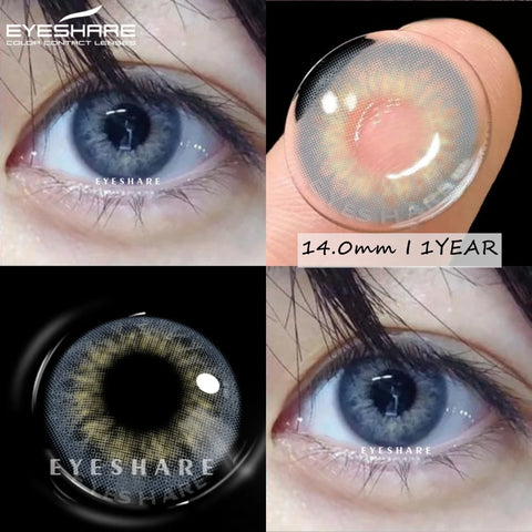EYESHARE Aurora Blue Green Colored Contact Lenses
