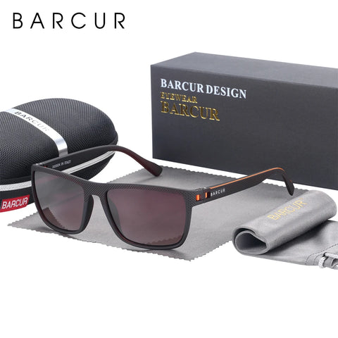 BARCUR TR90 gepolariseerde sportzonnebril – lichtgewicht UV400 unisex zonnebril voor vissen en reizen